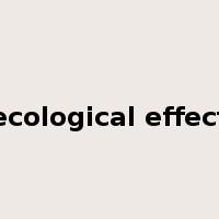 ecological effect是什么意思