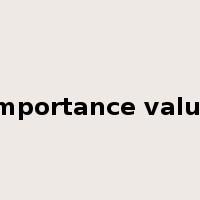 importance value是什么意思