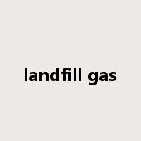 landfill gas是什么意思