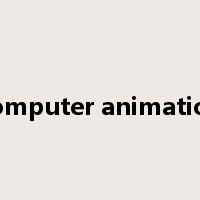 computer animation是什么意思