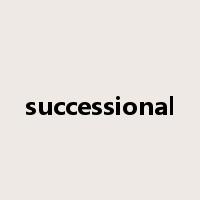 successional是什么意思