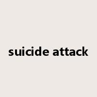 suicide attack是什么意思