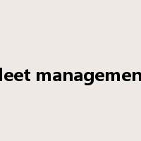 fleet management是什么意思