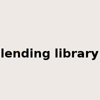 lending library是什么意思