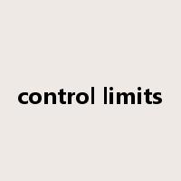 control limits是什么意思