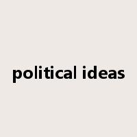 political ideas是什么意思