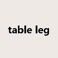 table leg是什么意思