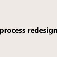 process redesign是什么意思