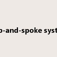 hub-and-spoke system是什么意思