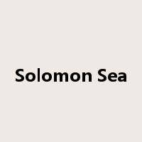 Solomon Sea是什么意思