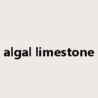 algal limestone是什么意思