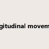 longitudinal movement是什么意思