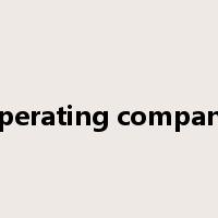 operating company是什么意思