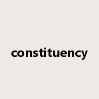 constituency是什么意思