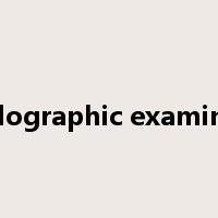 metallographic examination是什么意思