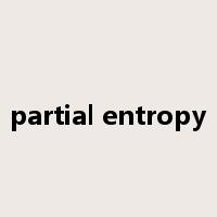 partial entropy是什么意思