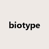 biotype是什么意思