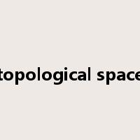 topological space是什么意思