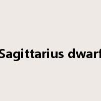 Sagittarius dwarf是什么意思