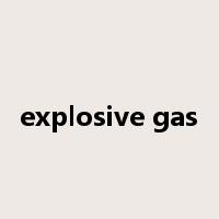 explosive gas是什么意思