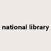 national library是什么意思