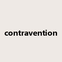 contravention是什么意思