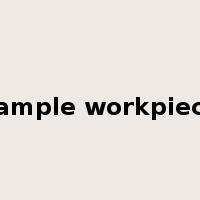 sample workpiece是什么意思