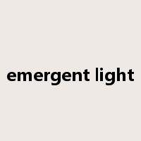 emergent light是什么意思