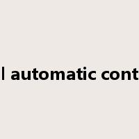 full automatic control是什么意思