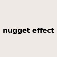 nugget effect是什么意思