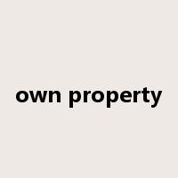 own property是什么意思