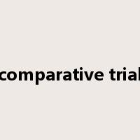 comparative trial是什么意思