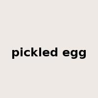 pickled egg是什么意思