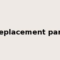 replacement part是什么意思