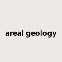 areal geology是什么意思
