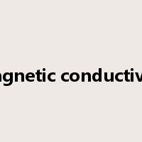 magnetic conductivity是什么意思