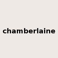 chamberlaine是什么意思