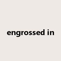 engrossed in是什么意思