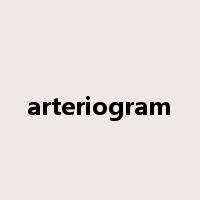 arteriogram是什么意思