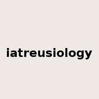 iatreusiology是什么意思