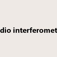 radio interferometer是什么意思