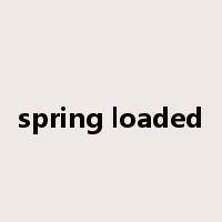 spring loaded是什么意思