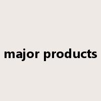 major products是什么意思
