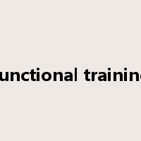 functional training是什么意思
