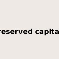 reserved capital是什么意思