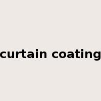 curtain coating是什么意思