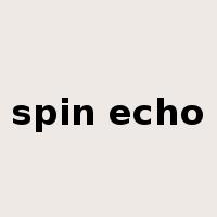 spin echo是什么意思