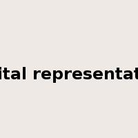 digital representation是什么意思
