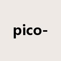 pico-是什么意思