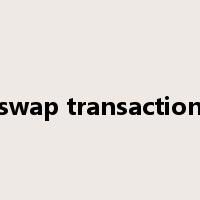swap transaction是什么意思